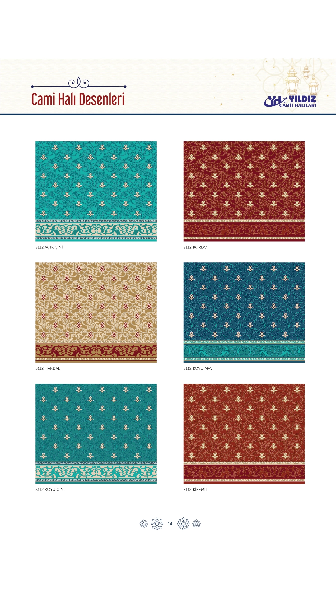 Yıldız Cami Halıları ve Donanımları