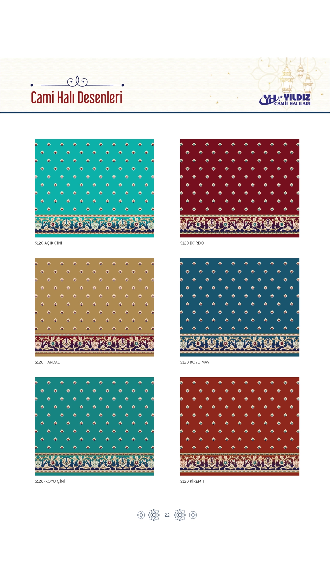 Yıldız Cami Halıları ve Donanımları