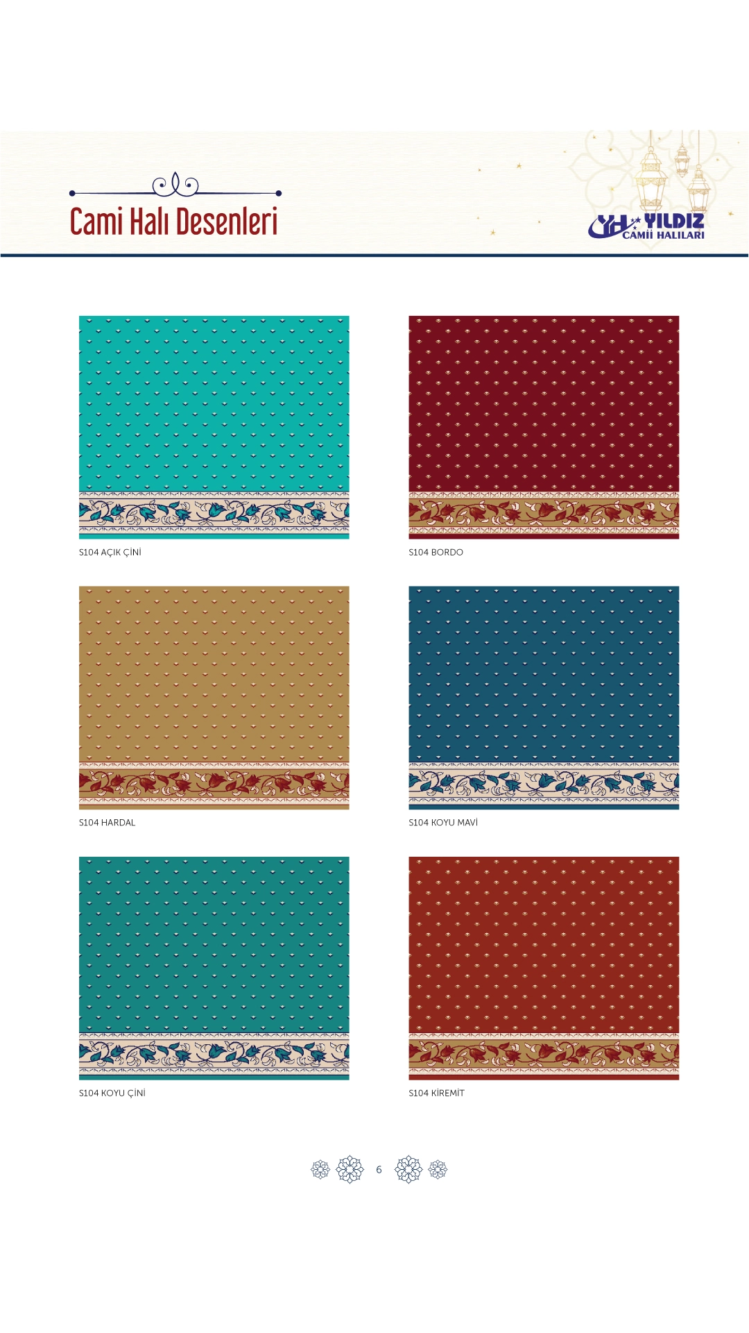 Yıldız Cami Halıları ve Donanımları