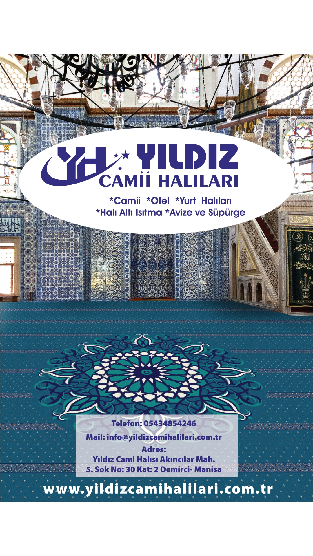 Yıldız Cami Halıları ve Donanımları