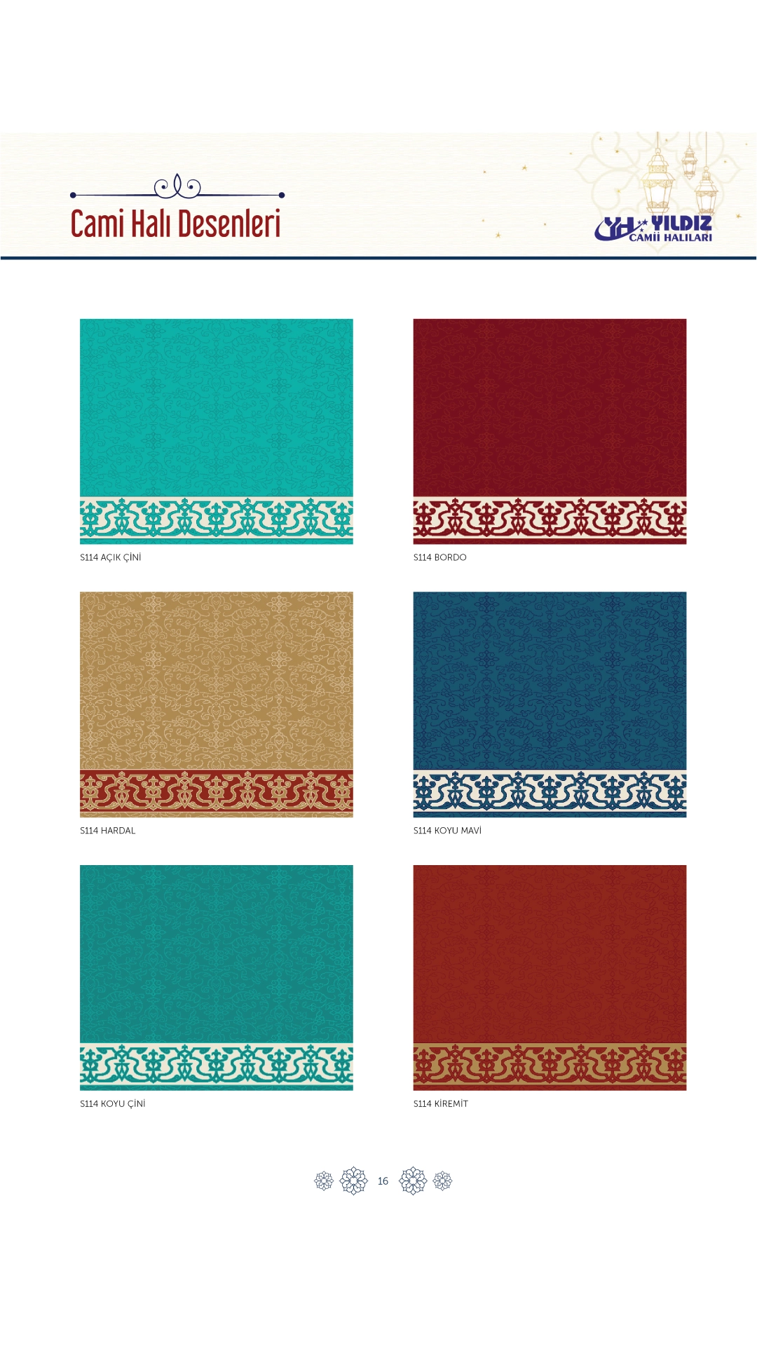 Yıldız Cami Halıları ve Donanımları