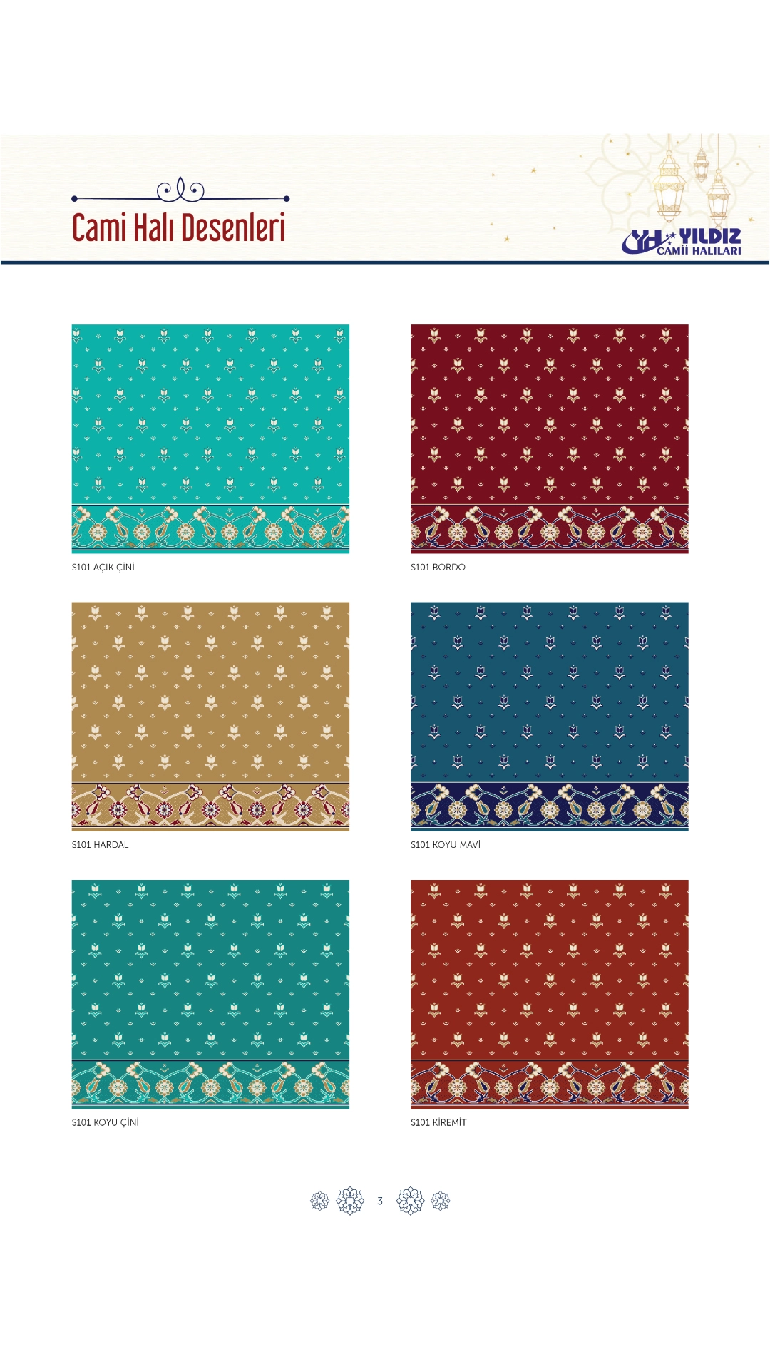 Yıldız Cami Halıları ve Donanımları