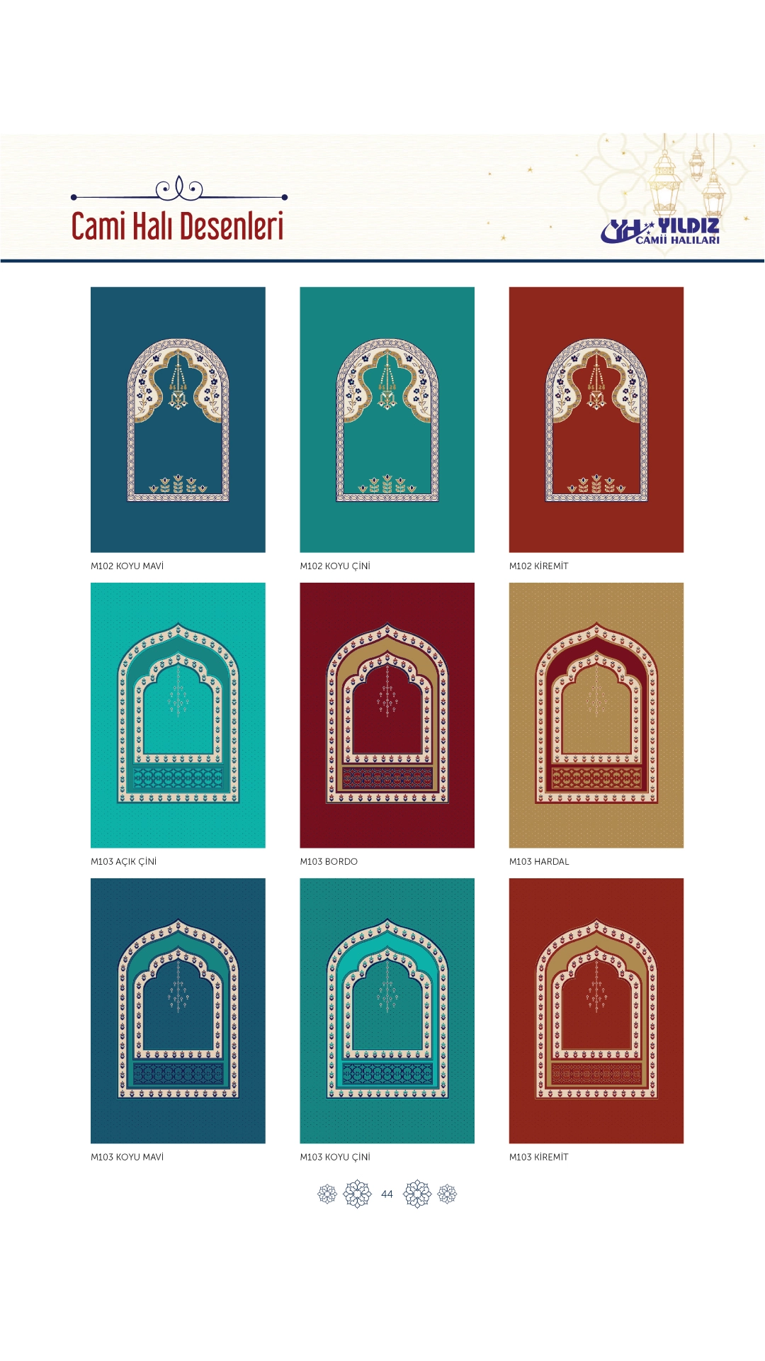 Yıldız Cami Halıları ve Donanımları