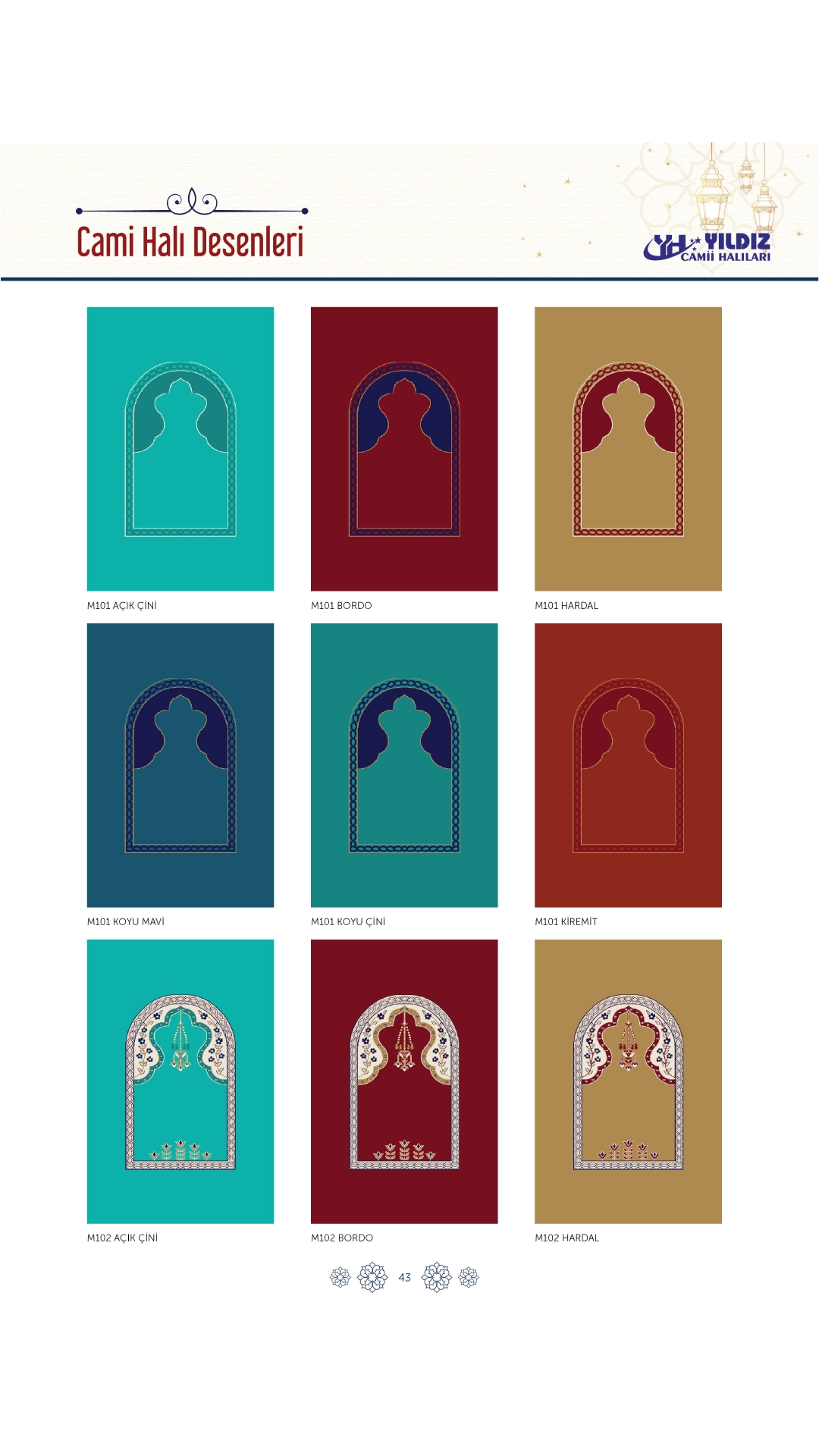 Yıldız Cami Halıları ve Donanımları