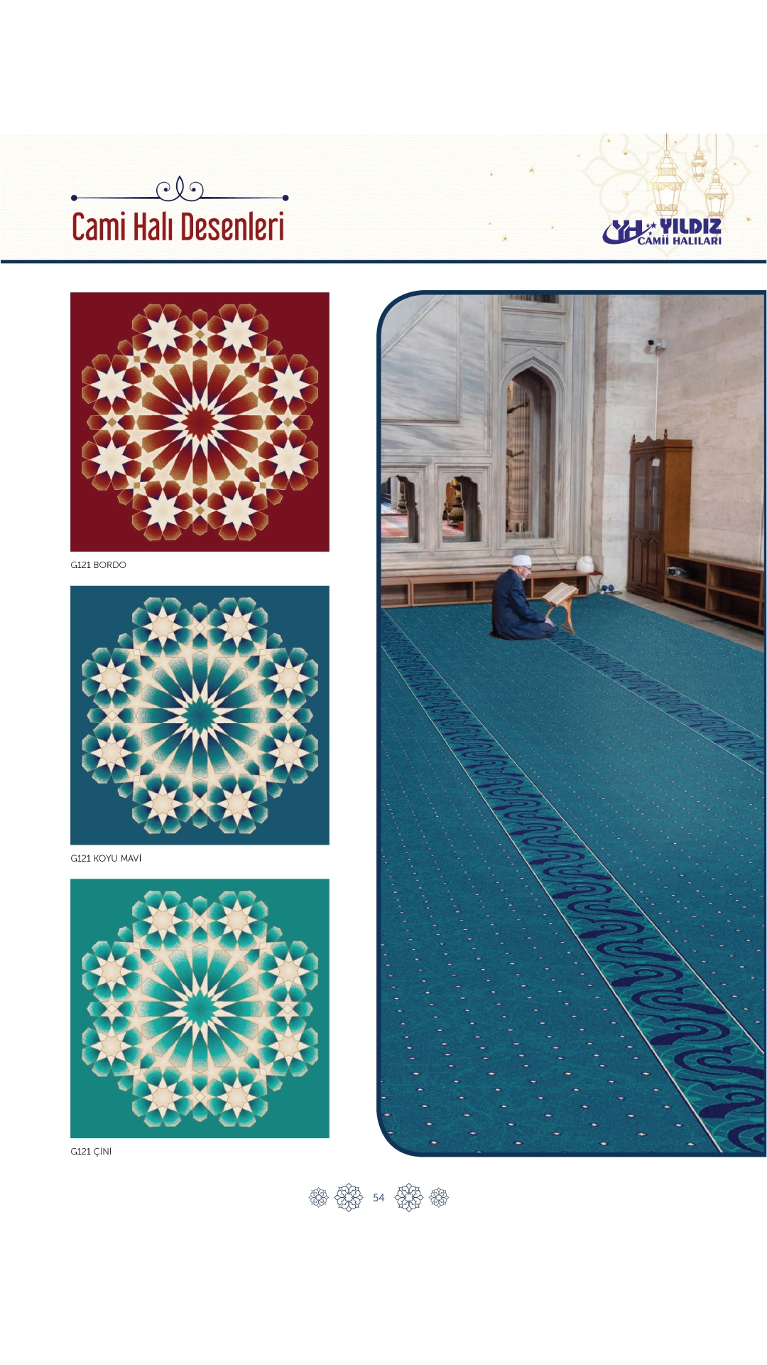 Yıldız Cami Halıları ve Donanımları