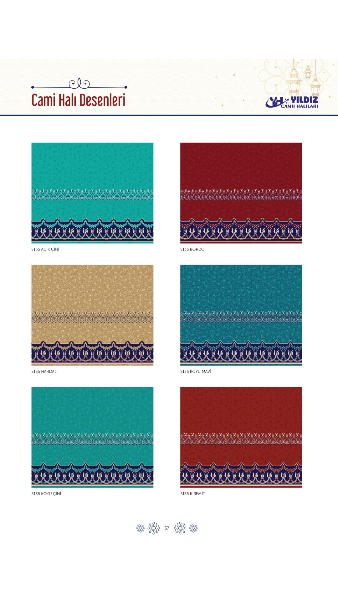 Yıldız Cami Halıları ve Donanımları