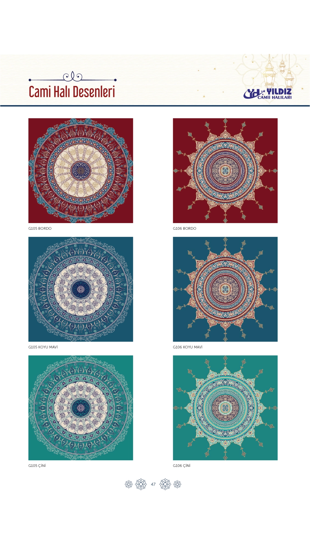 Yıldız Cami Halıları ve Donanımları