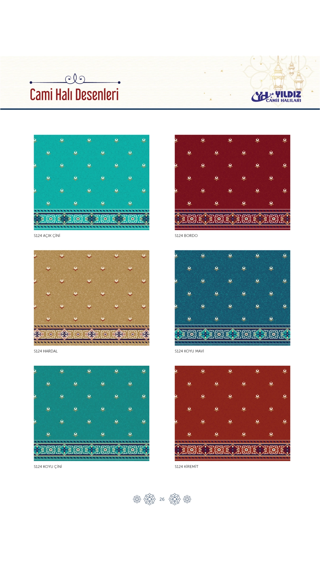 Yıldız Cami Halıları ve Donanımları