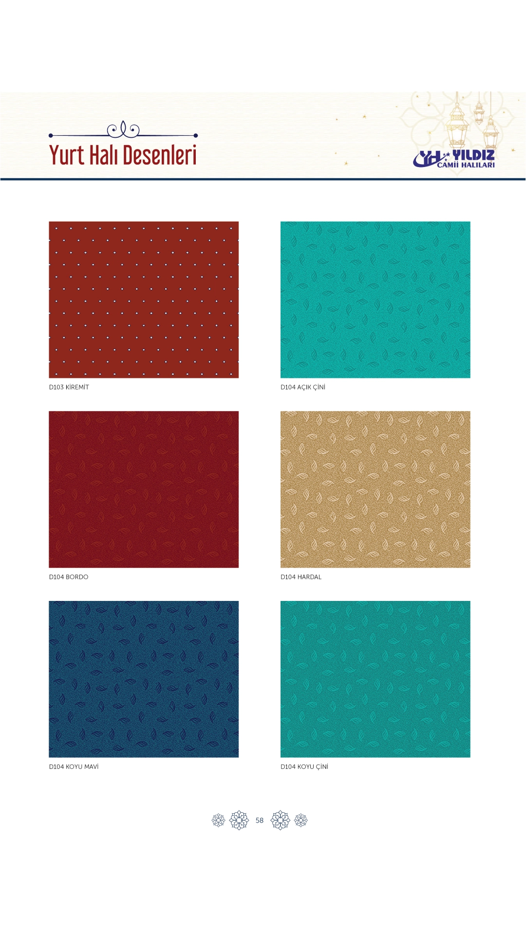 Yıldız Cami Halıları ve Donanımları