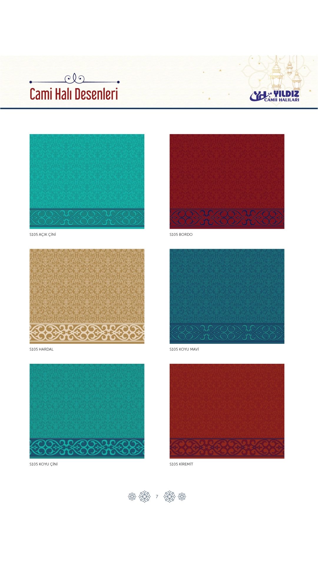 Yıldız Cami Halıları ve Donanımları