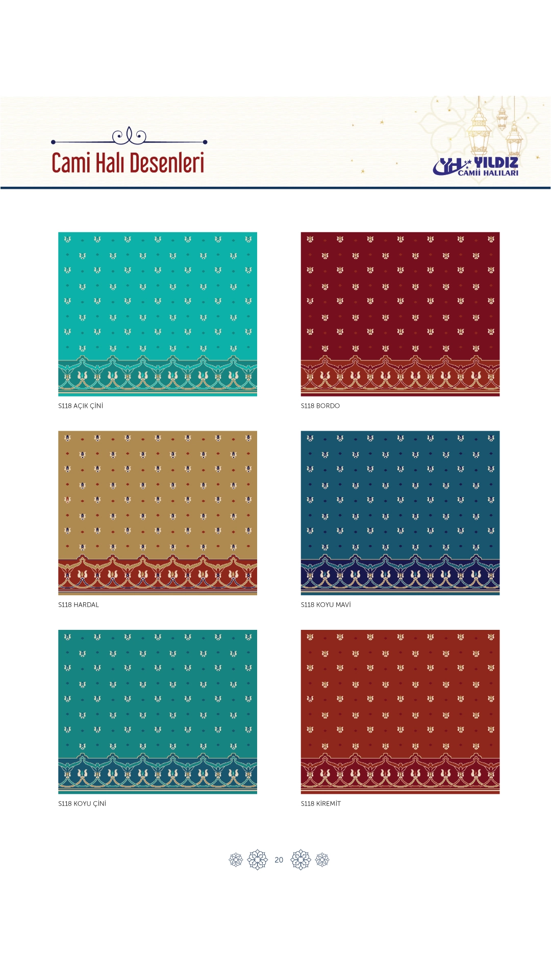 Yıldız Cami Halıları ve Donanımları