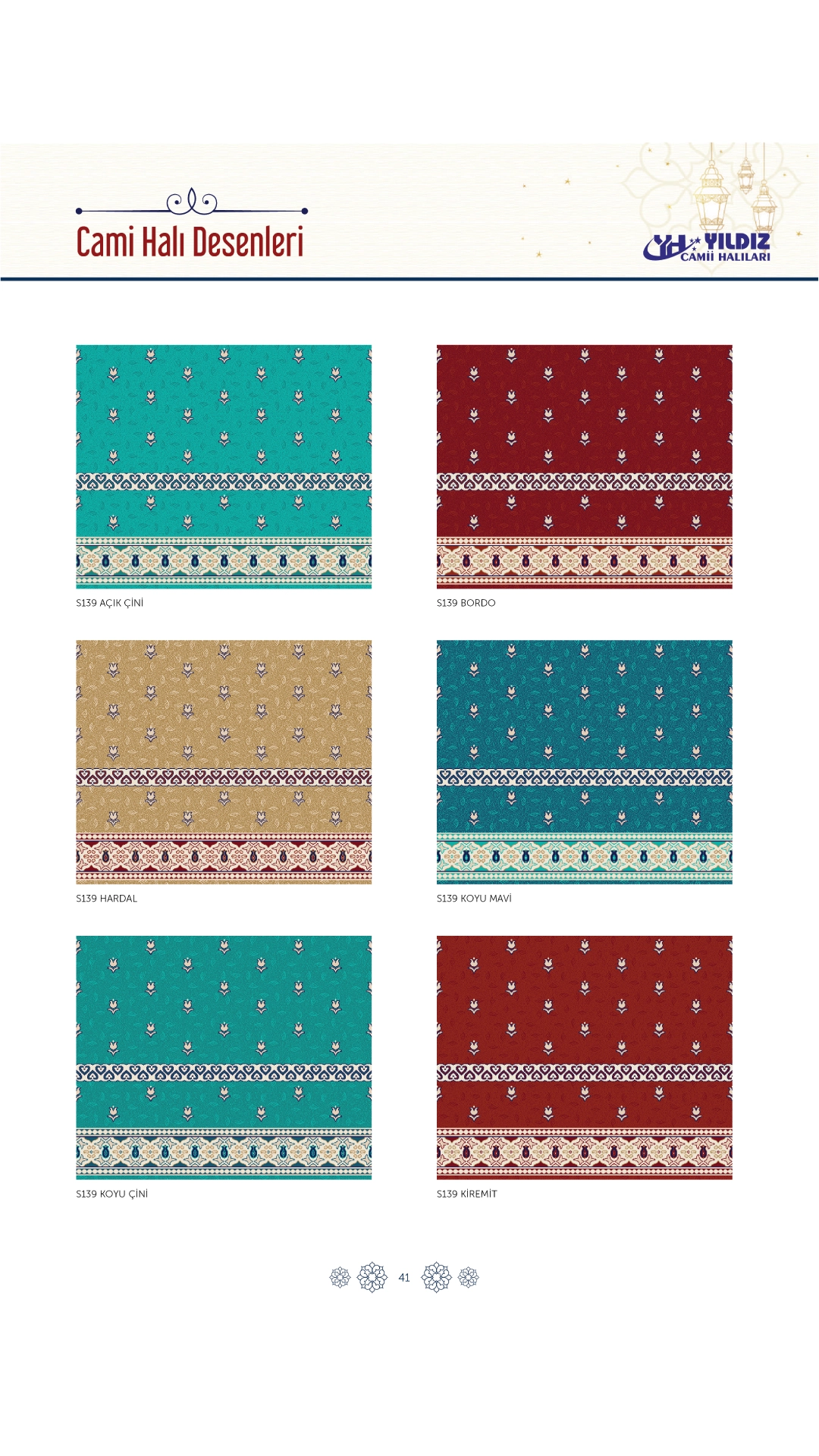 Yıldız Cami Halıları ve Donanımları