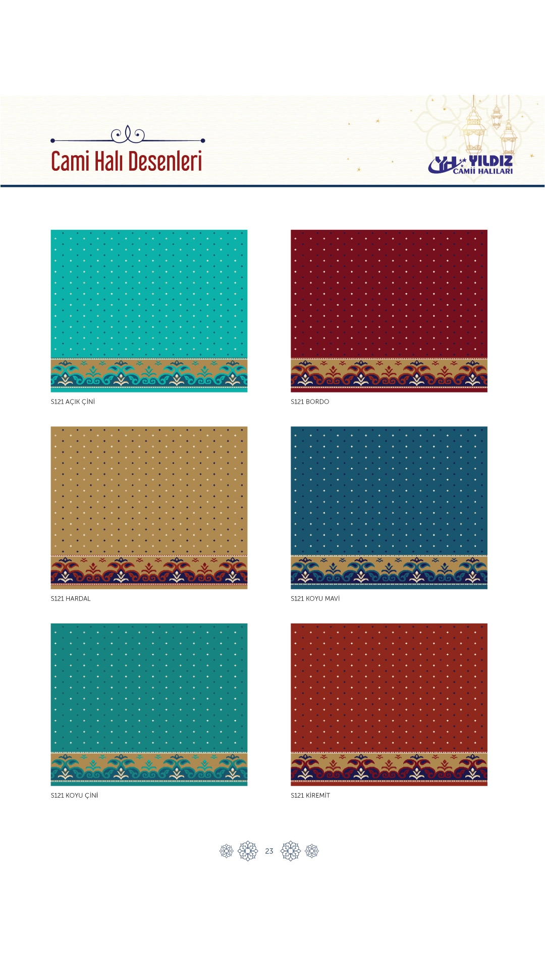 Yıldız Cami Halıları ve Donanımları