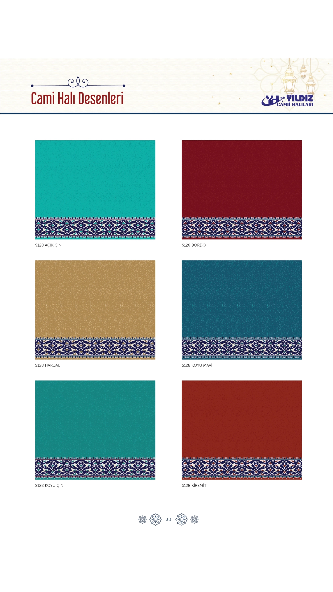 Yıldız Cami Halıları ve Donanımları