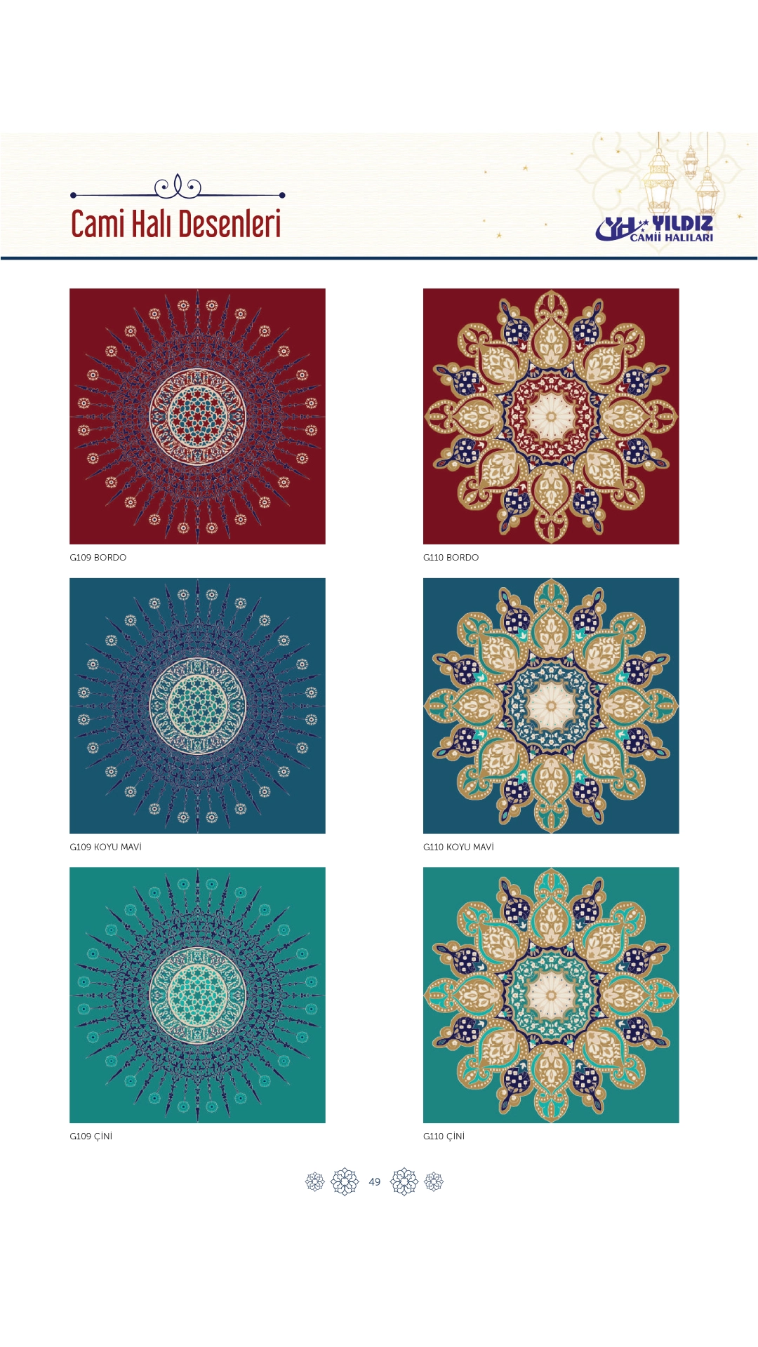 Yıldız Cami Halıları ve Donanımları