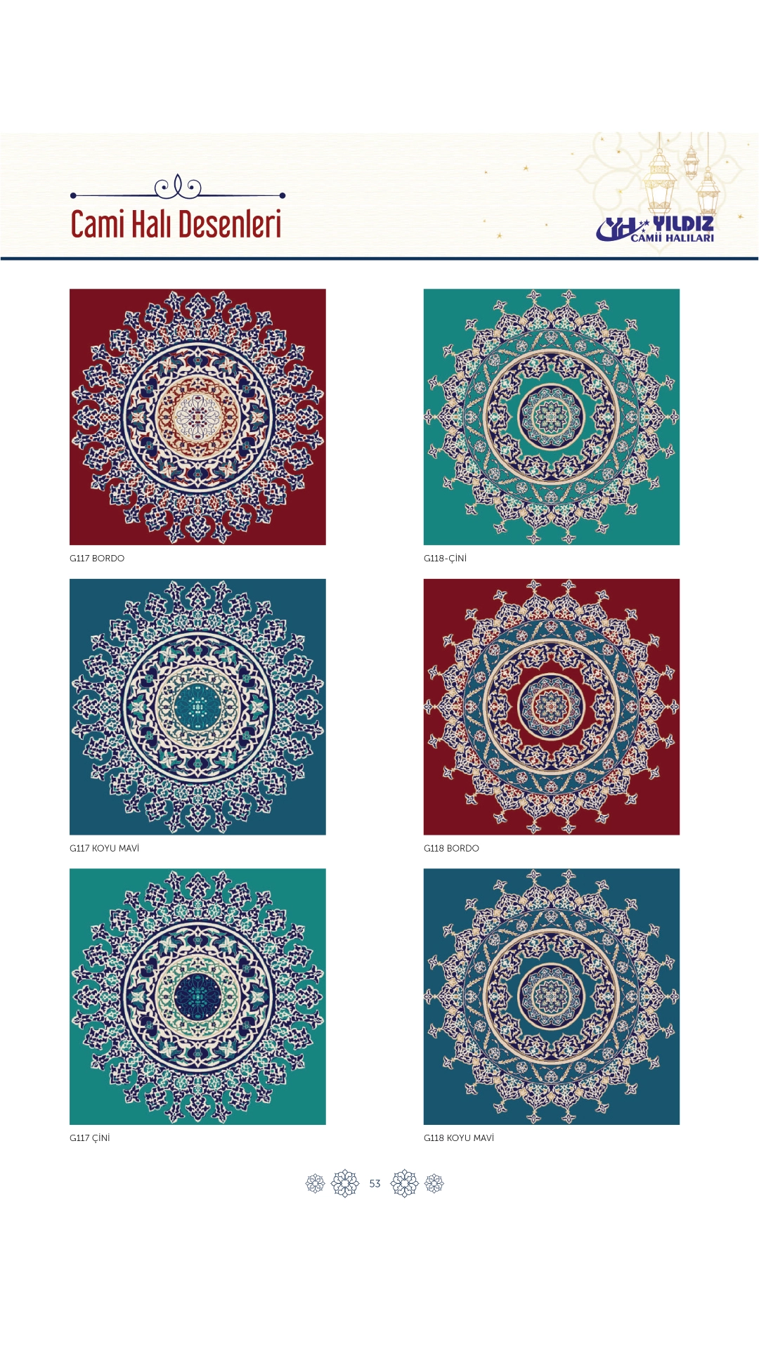 Yıldız Cami Halıları ve Donanımları