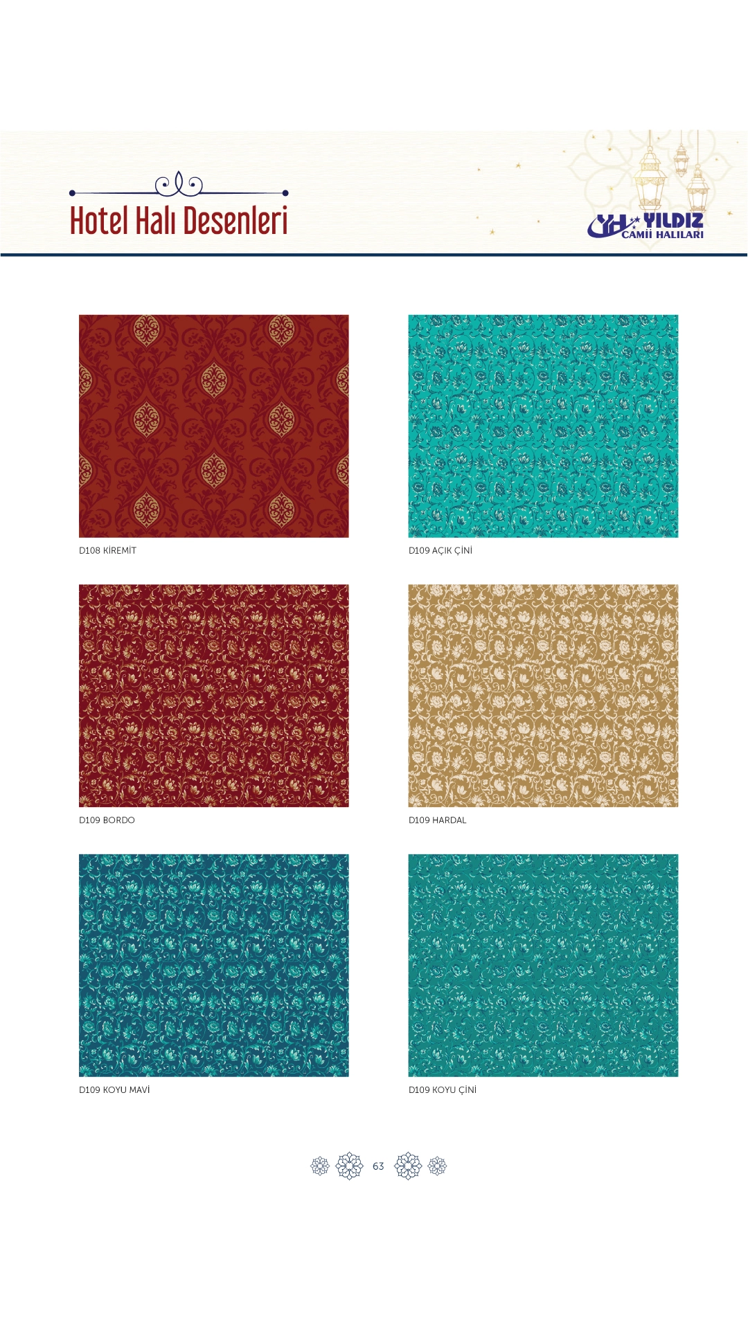 Yıldız Cami Halıları ve Donanımları