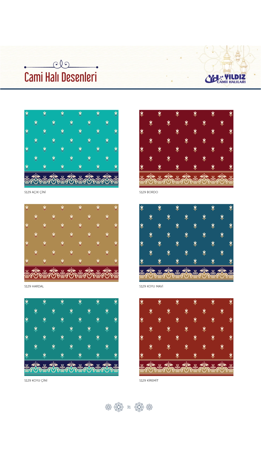 Yıldız Cami Halıları ve Donanımları