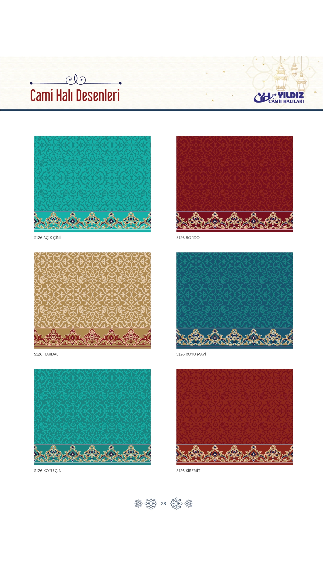 Yıldız Cami Halıları ve Donanımları